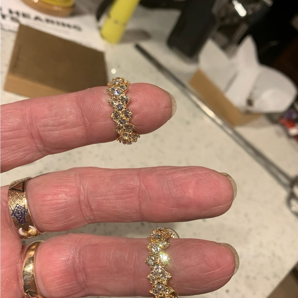 Gold and Diamond Women's earRings